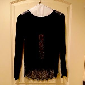 SOLD! BCBG Max Azria Long Sleeve with Lace
